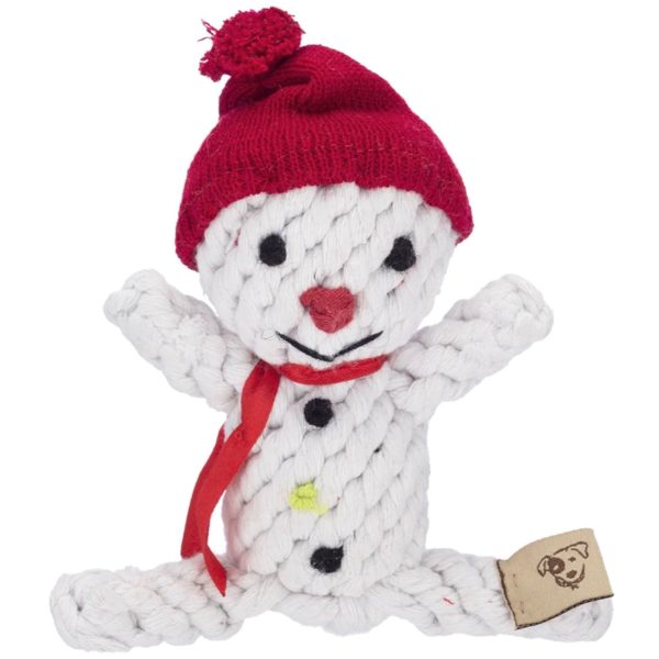 Jax & Bones Scott Snowman Dog Toy - 6  Sale