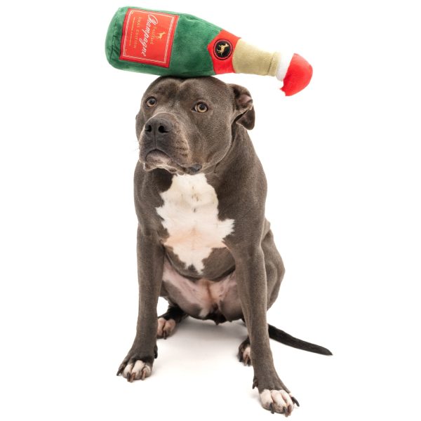 Fuzzyard Holiday Champagne Dog Toy Supply