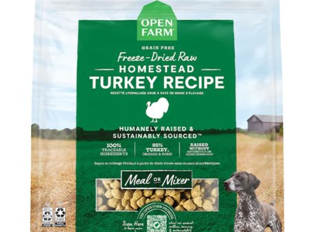 Open Farm Freeze-Dried Raw Homestead Turkey Dog Food  - 13.5oz For Cheap