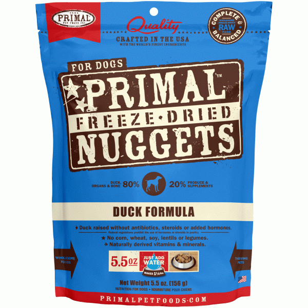 Primal Freeze-Dried Duck Formula Dog Food Online Sale