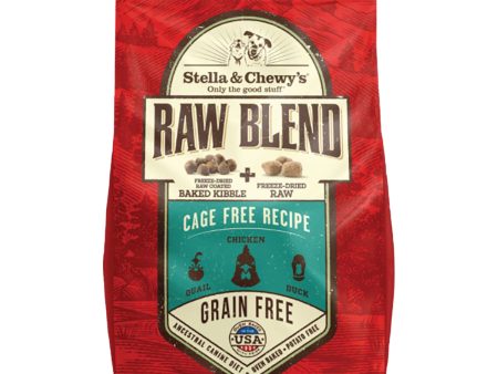 Stella & Chewy s Cage-Free Recipe Raw Blend Baked Dog Kibble Supply