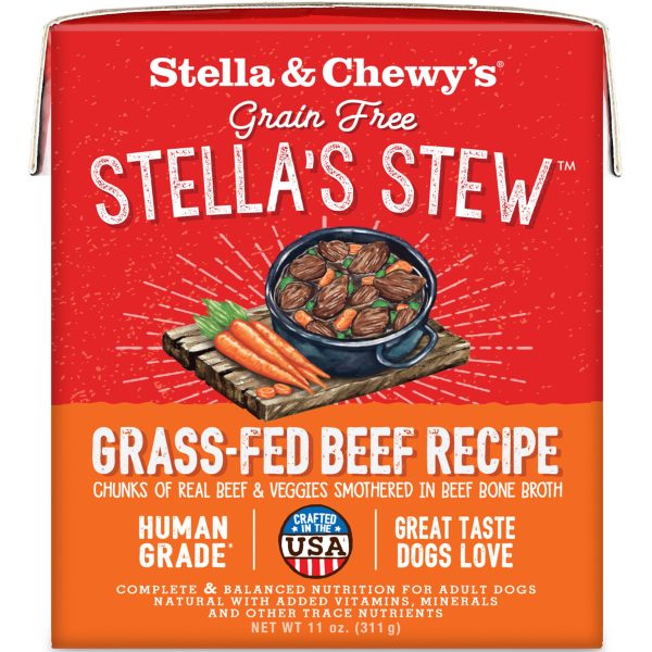 Stella & Chewy s Grass-Fed Beef Recipe Dog Stew - 11oz Online