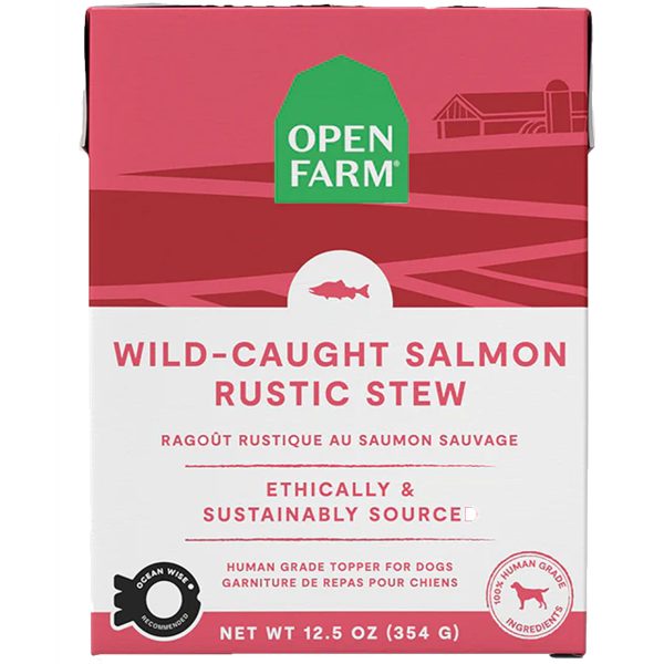 Open Farm  Rustic Stew Wild-Caught Salmon Canned Dog Food  - 12.5oz Sale