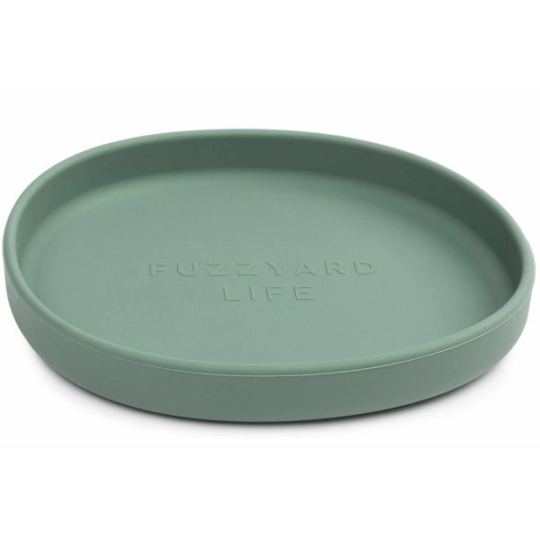 Fuzzyard Silicone Cat Dish - Green Online Sale