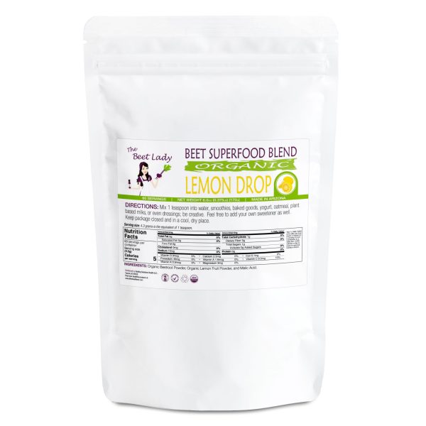 The Beet Lady LEMON DROP Beet Food Nutritional Therapy Powder for Digestion and Purification 6 oz Discount