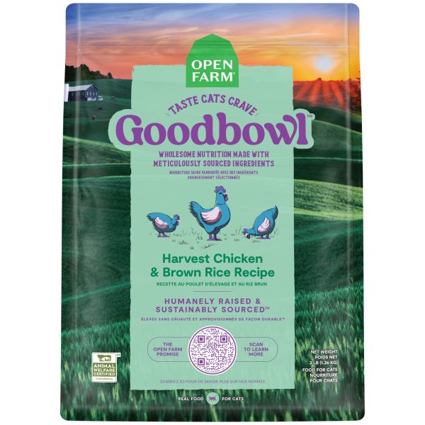 Open Farm GoodBowl Chicken & Brown Rice Cat Food Cheap