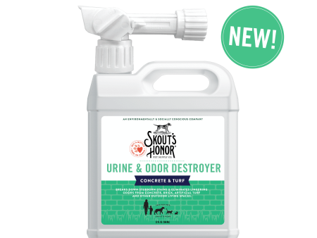 Skout s Honor Urine & Odor Destroyer Concrete & Turf - 32oz Bottle Online Sale