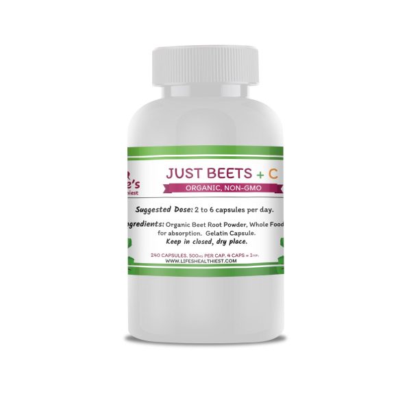 The Beet Lady JUST BEETS Nutritional Therapy powder and capsules.  Organic, plant-based, non-GMO Hot on Sale