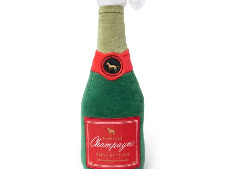 Fuzzyard Holiday Champagne Dog Toy Supply