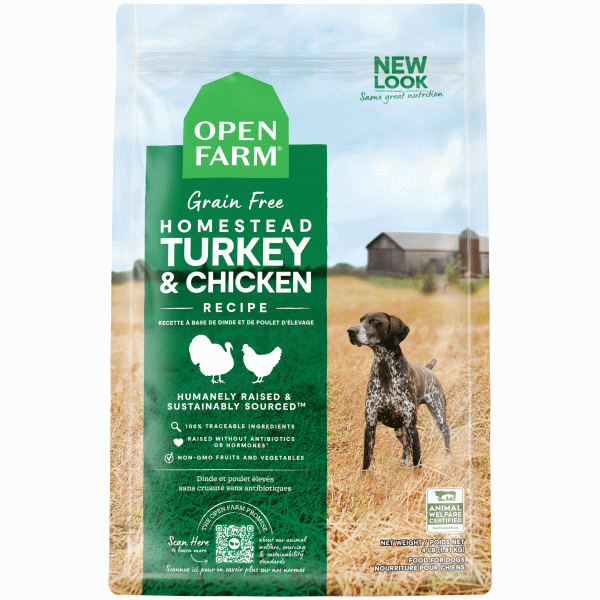 Open Farm Homestead Turkey & Chicken Dry Dog Food Sale