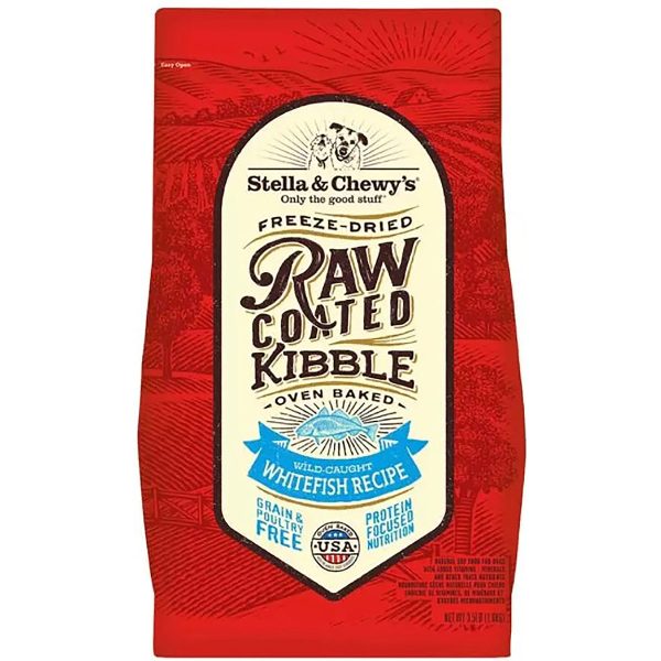 Stella & Chewy s Raw Coated Wild-Caught Whitefish Dog Kibble Online Sale