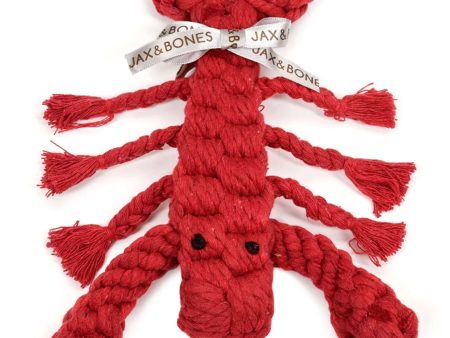 Jax & Bones Louie Lobster Rope Dog Toy Supply