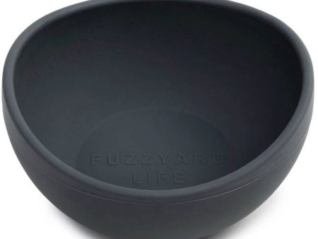 Fuzzyard Silicone Dog Bowl - Grey Discount