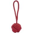 Jax & Bones Red Celtic Knot Rope Dog Toy - 3  Online Hot Sale