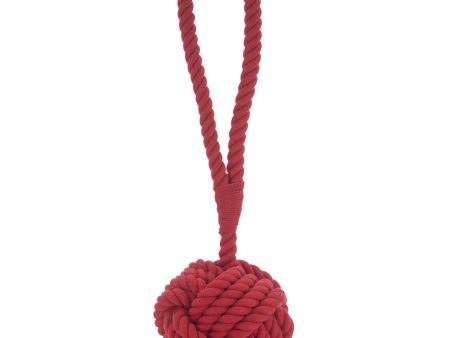 Jax & Bones Red Celtic Knot Rope Dog Toy - 3  Online Hot Sale