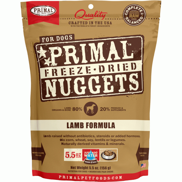 Primal Freeze-Dried Lamb Formula Dog Food For Cheap