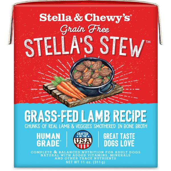 Stella & Chewy s Grass-Fed Lamb Recipe Dog Stew - 11oz Supply