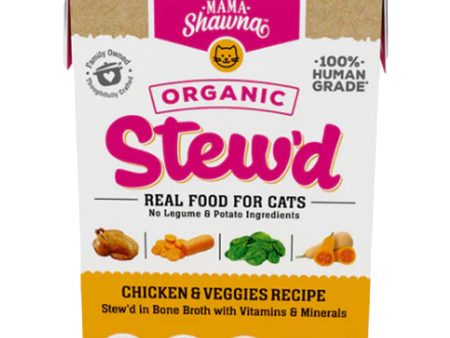 Mama Shawna Organic Stew d Cat Chicken & Veggies 5.5 oz Cheap