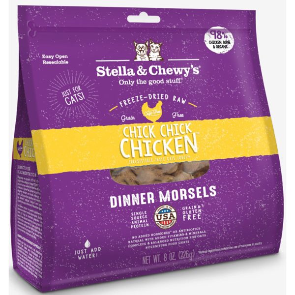 Stella & Chewy s Chicken Dinner Morsels Cat Food - 8 oz For Sale