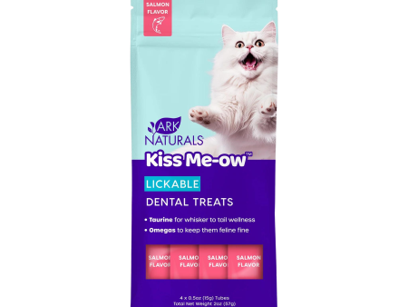 Ark Naturals Cat Kiss Me-Ow Salmon 2oz Lickable Dental Treats Fashion