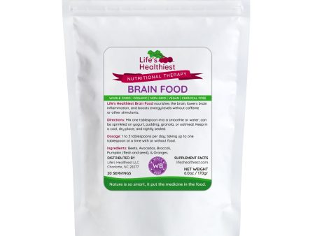 Life s Healthiest BRAIN FOOD Whole Food Nutritional Therapy 6.0 oz (Improves Brain Function) Hot on Sale