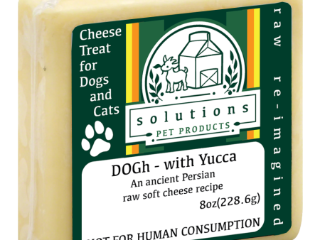 Solutions Frozen Functional Treats - DOGh Raw Soft Goat Milk Cheese with Yucca 8oz on Sale