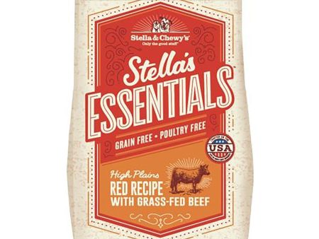 Stella & Chewy s Essentials High Plains Red Recipe Grass-Fed Beef Dog Food on Sale