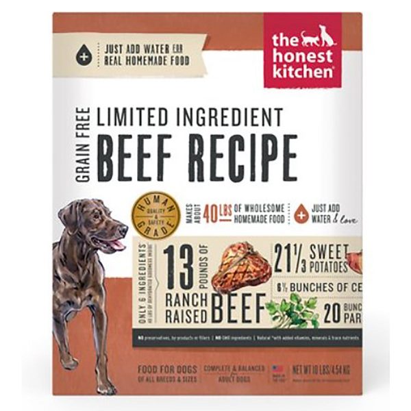 The Honest Kitchen Dog Limited Ingredient Beef Dog Food - 10lbs Cheap