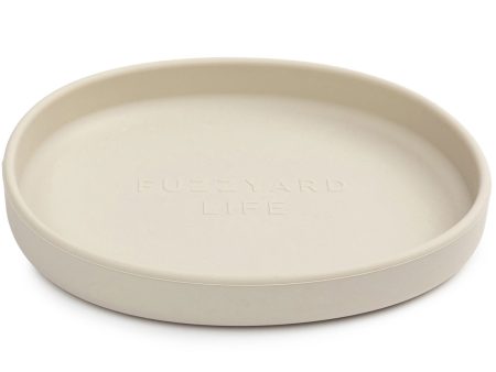 Fuzzyard Silicone Cat Dish - Sandstone Fashion