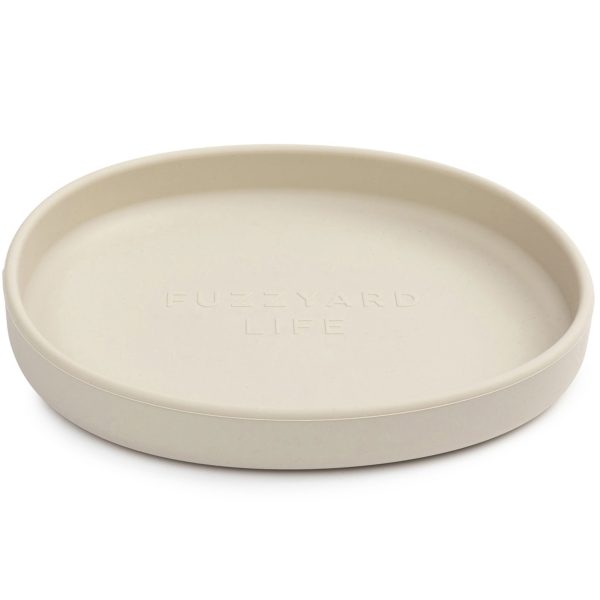 Fuzzyard Silicone Cat Dish - Sandstone Fashion