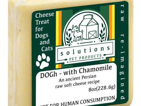 Solutions Frozen Functional Treats - DOGh Raw Soft Goat Milk Cheese with Chamomile 8oz Sale