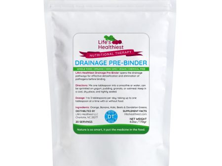 Life s Healthiest DRAINAGE Pre-Binder Whole Food Nutritional Therapy 6.0 oz (Opens Drainage Pathways) Online Hot Sale