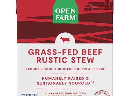 Open Farm Stew Grass-Fed Beef Dog Food - 12.5oz Supply