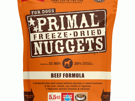 Primal Freeze-Dried Beef Formula Dog Food Discount