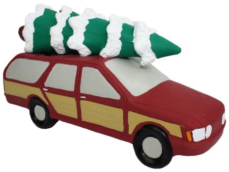 Multipet Station Wagon with Tree Dog Toy - 7.5  on Sale