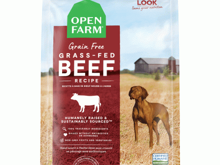 Open Farm Grass-Fed Beef Dry Dog Food For Discount