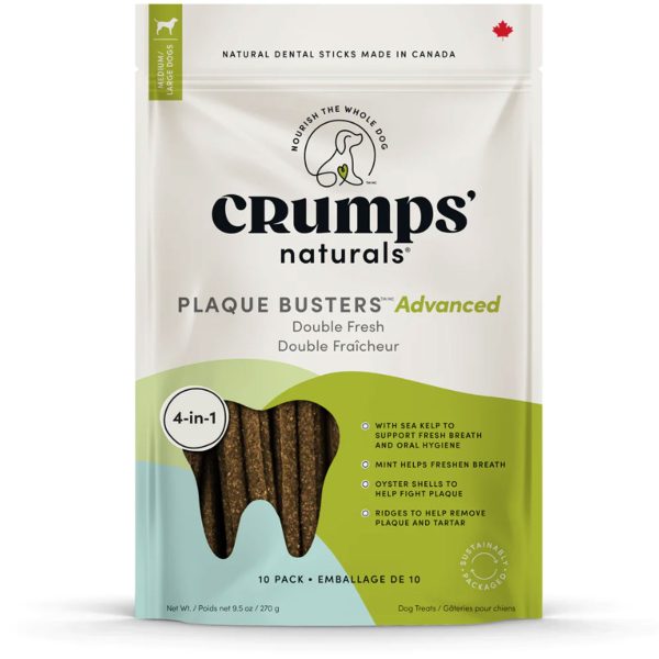 Crumps Plaque Busters Advanced Double Fresh - 9.5 oz For Cheap