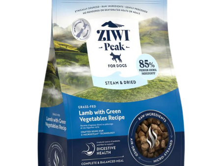 ZiwiPeak Steam-Dried Dog Food - Lamb W  Green Vegetables on Sale