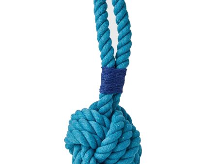 Jax & Bones Celtic Knot Rope Dog Toy - Blue Online Hot Sale