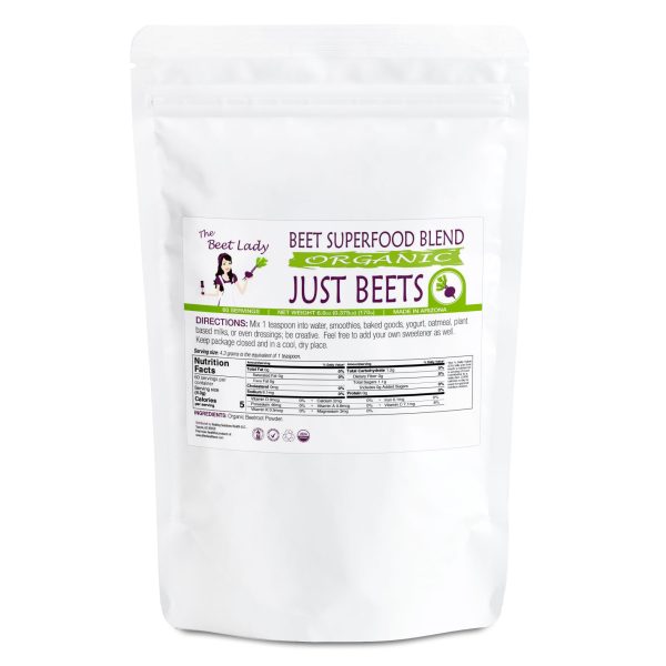 The Beet Lady JUST BEETS Nutritional Therapy powder and capsules.  Organic, plant-based, non-GMO Hot on Sale