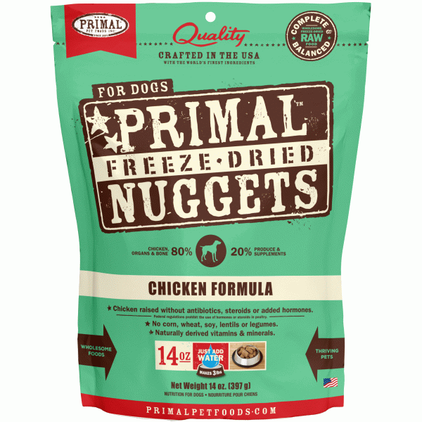 Primal Freeze-Dried Chicken Formula Dog Food For Sale