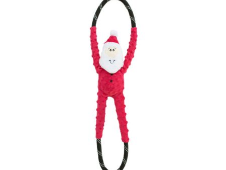 Zippy Paws Santa RopeTugz Dog Toy Hot on Sale