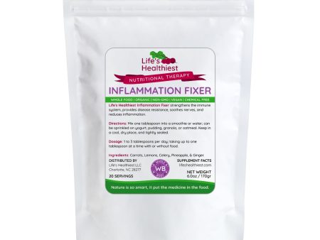 Life s Healthiest INFLAMMATION FIXER Whole Food Nutritional Therapy 6.0 oz (Reduces Systemic Inflammation) on Sale