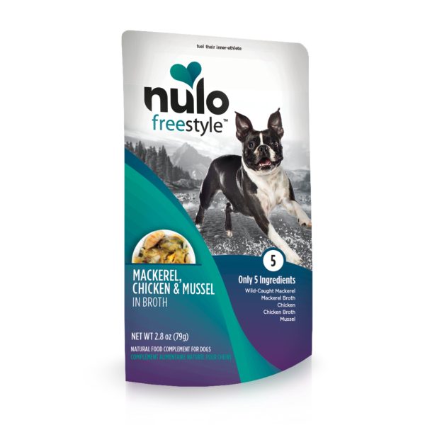 Nulo FreeStyle Meaty Toppers Mackerel, Chicken & Mussel Dog Food Topper Hot on Sale