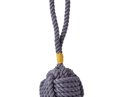 Jax & Bones Celtic Knot Rope Dog Toy - Grey Hot on Sale