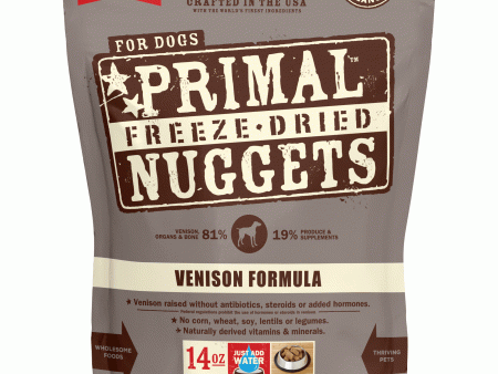 Primal Freeze-Dried Nuggets Venison Dog Food Discount