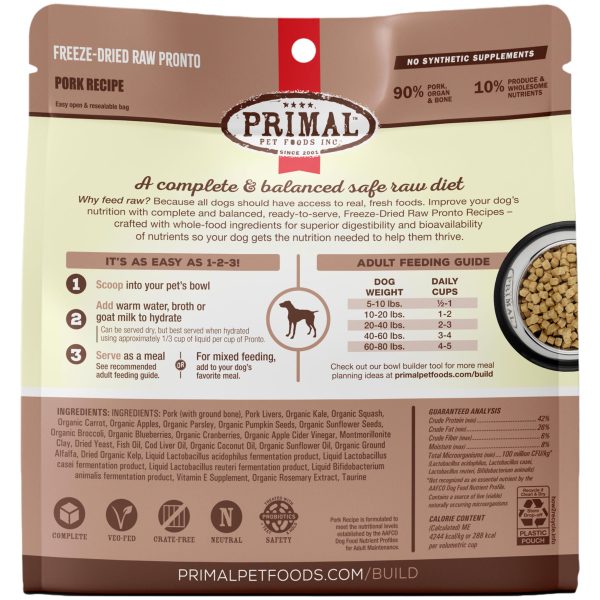 Primal Freeze-Dried Pronto Dog Pork Online now