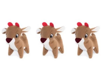 Zippy Paws Miniz Reindeer Dog Toy Hot on Sale